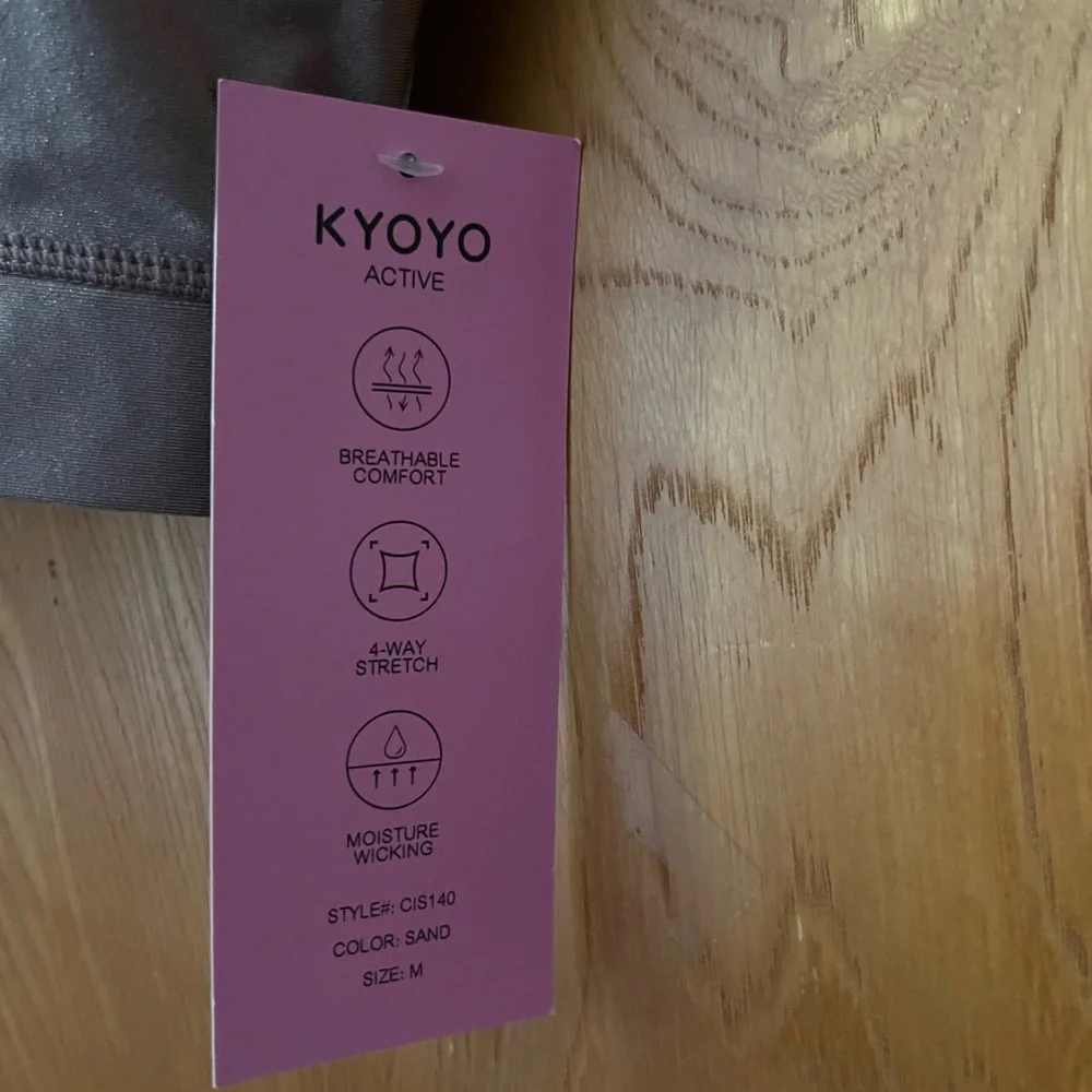 Kyoyo Active bronze criss cross sports bra M - Picture 2 of 8